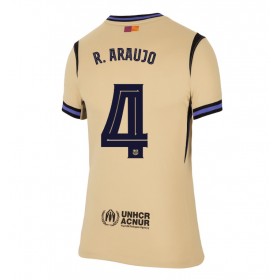 Barcelona Ronald Araujo #4 Borta Kläder Dam 2025-26 Kortärmad